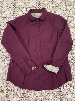 King Ranch Women s M Button Up Long Sleeve Shirt Western Cowgirl Ranch Wear