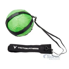 Victor Fitness VFSTBK Solo Soccer Football Kick Aid Skills Trainer Black