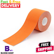 KINESIOLOGY TAPE 5M ROLL - SPORTS K TAPE FOR KNEE/MUSCLE SUPPORT - ADHESIVE 25MM 0.50 per metre