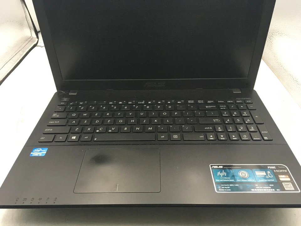 ASUS P550C - FOR PARTS - INTEL I3-3217U - 4GB RAM - NO POWER - READ DESC - BB - Image 3 of 4