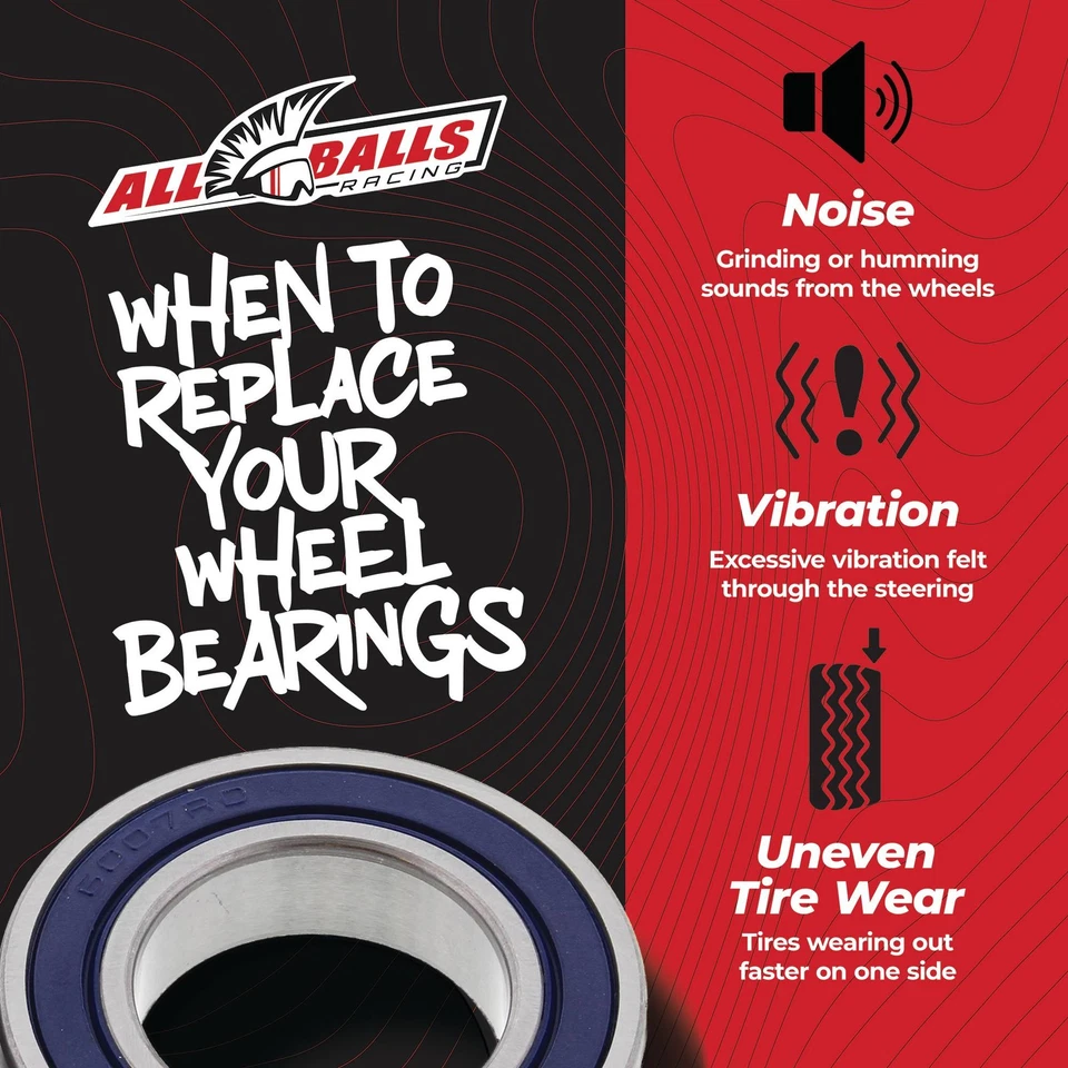 All Balls 25-1321 Wheel Bearing Kit Rear For Polaris Scrambler 250 85-86 Foto 3 de 4