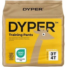 24 Count DYPER Toddler Training Pants 3T-4T for Boys & Girls Hypoallergenic,