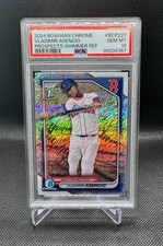 Vladimir Asencio 2024 Bowman Chrome Shimmer Refractor 1st PSA 10 Boston Red Sox