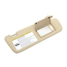 Beige Passenger Side Sun Visor Compatible with Right Passenger Flaxen
