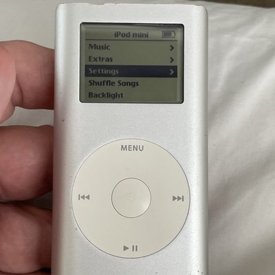 iPod Mini HP 4GB MP5000 Silver HP Logo | eBay