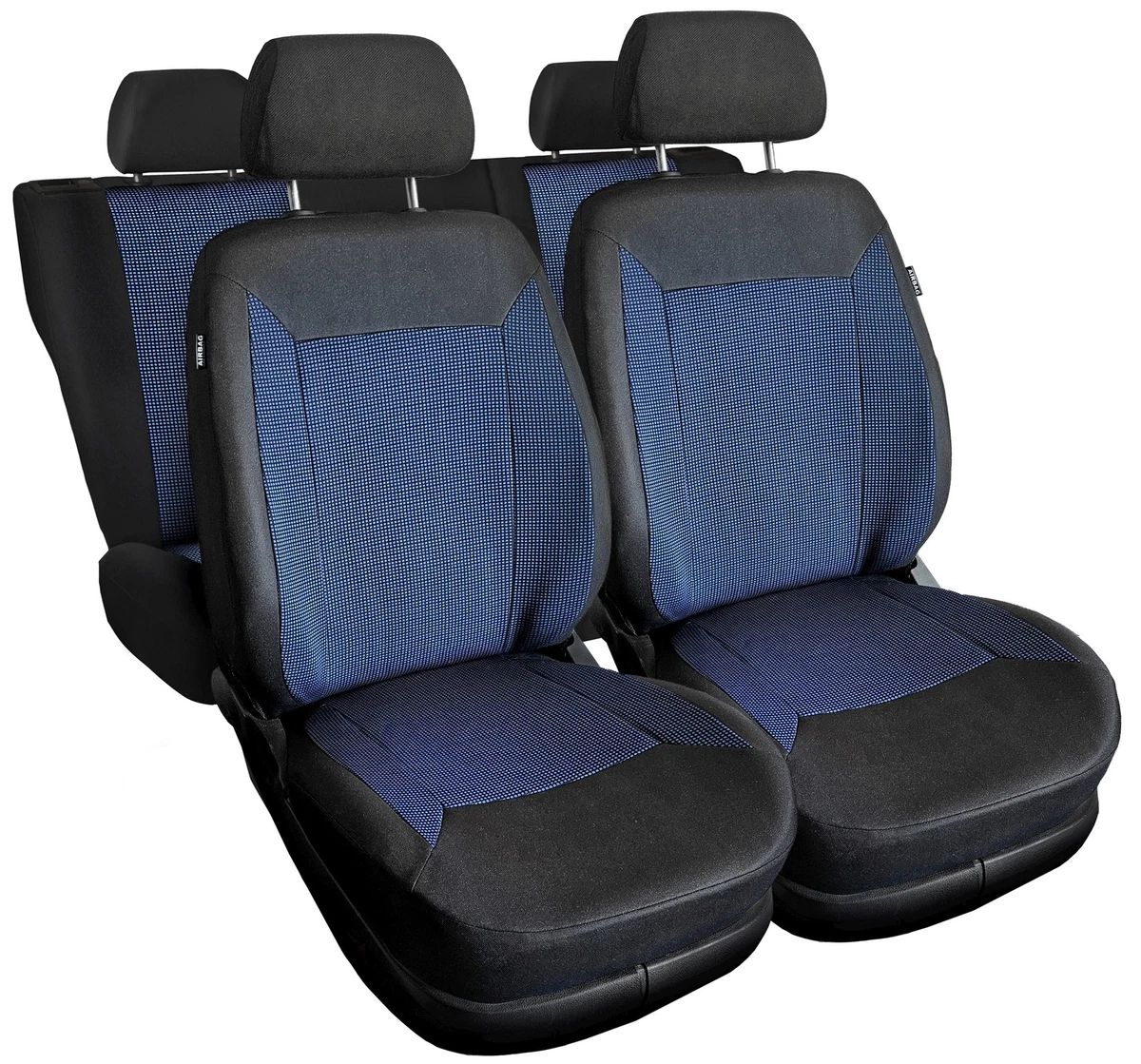 Mossa Coprisedili anteriori compatibili con Fiat Tipo (2015- ) - fodere sedili auto - set coprisedili auto universali - 2UNE-2