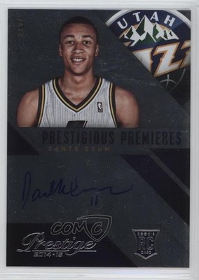 2014-15 Panini Prestige Plus Dante Exum #PP-DE Rookie Auto RC 9w4