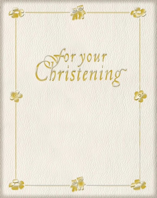 For Your Christening (Hardback Book)