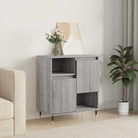 Sideboard Grau Sonoma Modern Nachbildung 60X35X70 Cm Holzwerkstoff