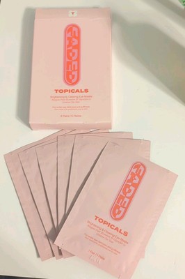 Topicals Faded Brightening Under Eye Masks 6 Pair Patches Depuff Hydrate Brigten
