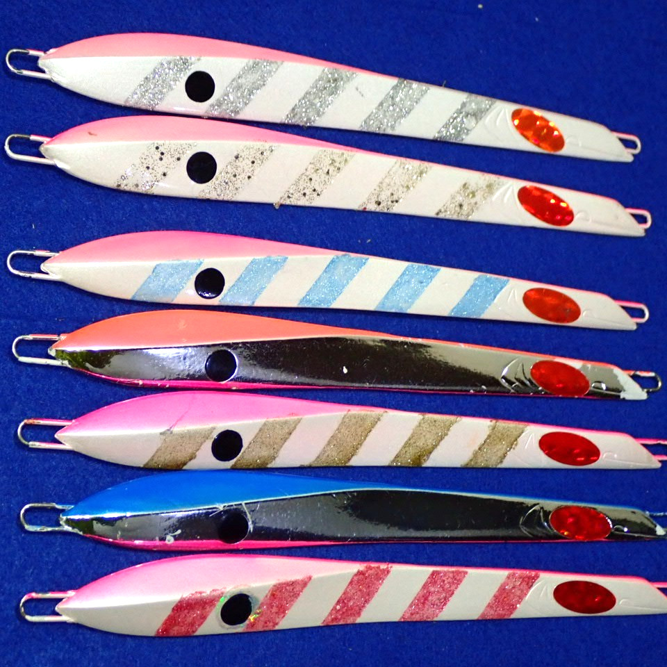 FISHERMAN CRAZY LONG JDM Fishing Lure Lot of 7 Handcrafted Jig Made in Japan - Image 8