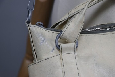 FREITAG R120 AUSTEN Recycled Used Ivory PVC Crossbody Messenger