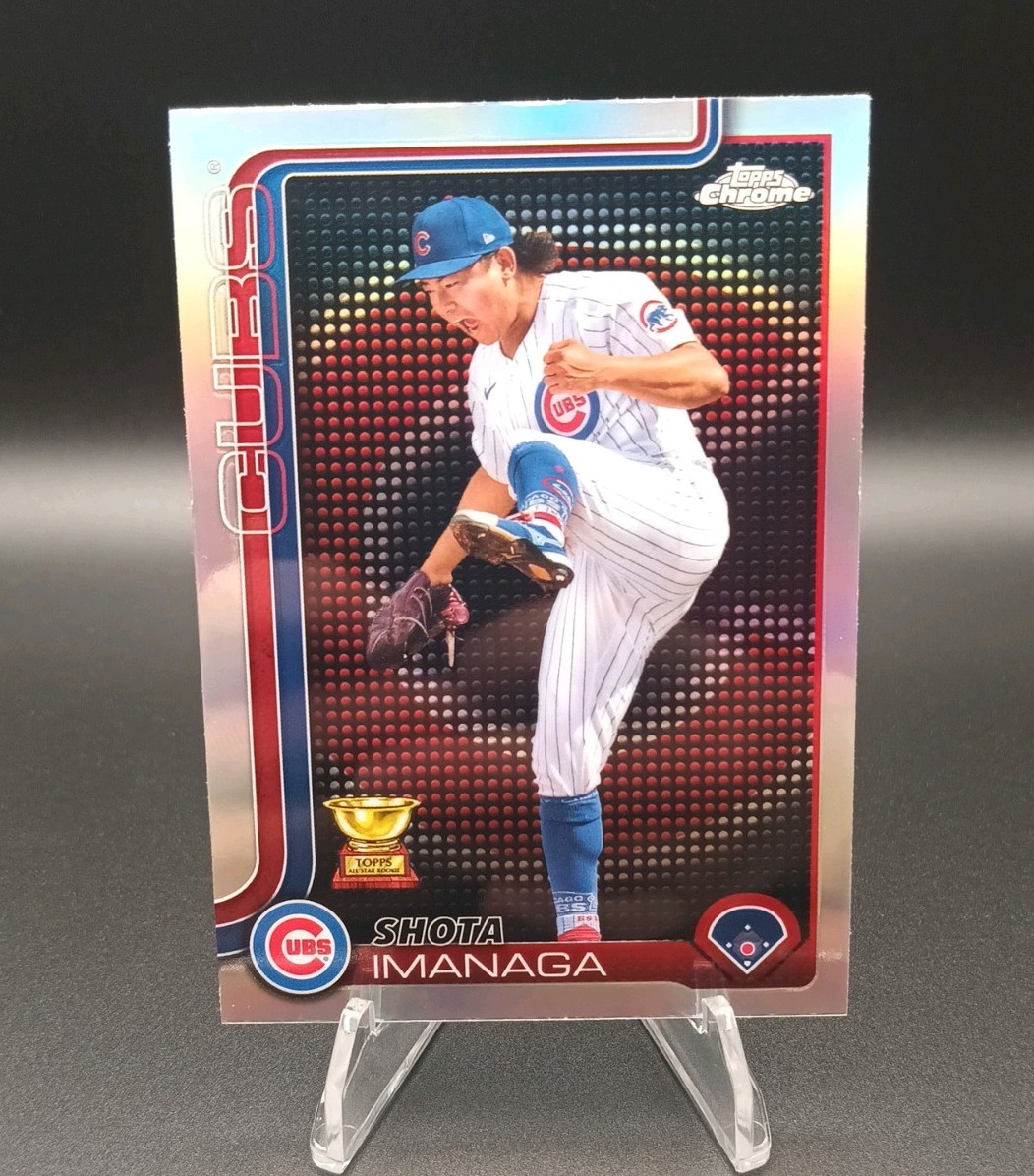 Shota Imanaga 2025 Topps Chrome Lightboard Logo Refractor #149 Chicago Cubs