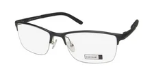 CONTRAST METTLE EYEGLASS FRAME/GLASSES HALF-RIMLESS WITH SOFT NOSEPADS FOR MEN