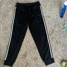 NWT Men's Adidas 3 stripe tricot joggers.Size Medium