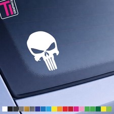 Punisher Skull Car Decal Vinyl Punisher Logo Car Sticker Window Sticker Bumper