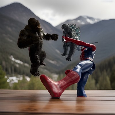 Bandai Movie Monster Series Kong (2021) from Godzilla vs. Kong Figure