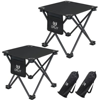 Camping Stool 2 Pack,13 Inch Portable Folding Stool for Outdoor Gardening and...