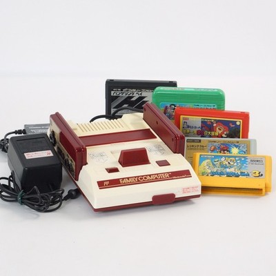 セット品 ファミコン Nintendo 旧世代ゲーム機本体 HVC-NFF Famicom Console HVC-001 Games Tested System Nintendo Family