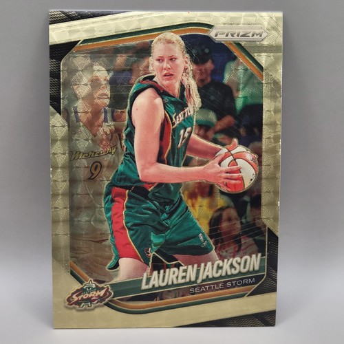 2025 Panini Prizm WNBA Prizm Lauren Jackson Gold Vinyl #1/1 Seattle Storm