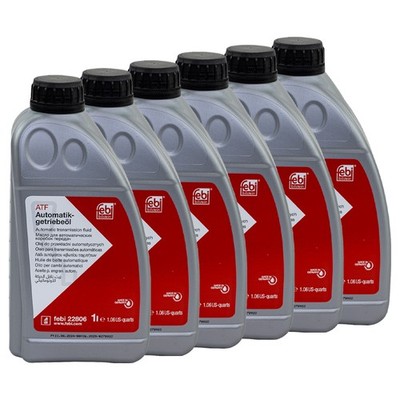 Getriebeöl Automatikgetriebeöl ATF Febi 22806 6 X 1 Liter für Audi Ford Mercedes