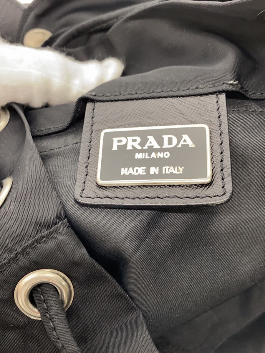PRADA Backpack Nylon BLK Solid - image 5