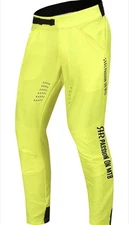 Men Sz L BMX Bike Cycling Pants, Mountain Bike Downhill Pant, Yellow