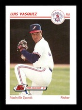 1991 Line Drive Nashville Sounds 272 Luis Vasquez BXCP32