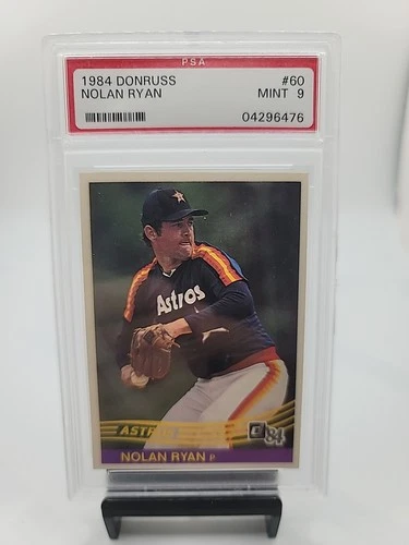 1984 Donruss Baseball Nolan Ryan #60 PSA 9