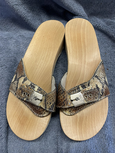 Scholl Exercise Sandals - Size 5 / 38 Scholl Pescura - Snakeskin design - Picture 2 of 11