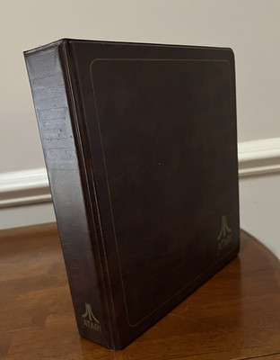 ATARI STORAGE BOOKCASE with INFILTRATE * DONKEY KONG * SPACE INVADERS * WARLORDS