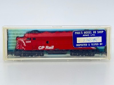 N Scale Atlas 4046 Canadian Pacific F-9 Diesel Locomotive CP Rail #1405