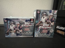 2025 Topps NFL Chrome Football Trading Card Value Boxes (2)