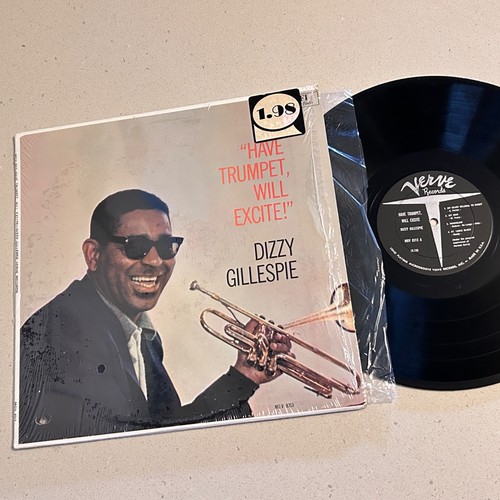 (NM) DIZZY GILLESPIE "Have Trumpet Will Excite" LP Vinyl 1st 1969 Press SHRINK