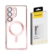 Wozinsky Electroplated Magsafe Case FüR Samsung Galaxy S25, Rosa