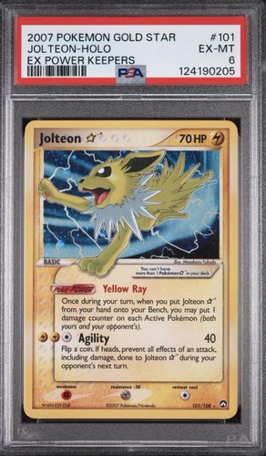 Jolteon ★ graded PSA 6 for sale on eBay