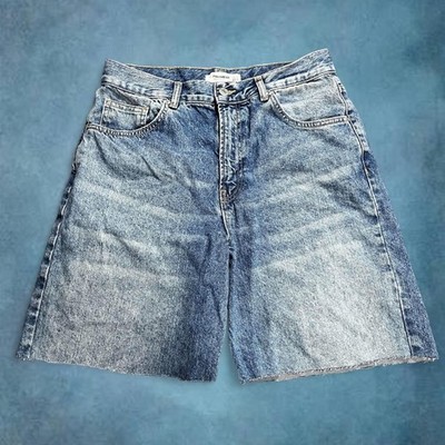 Blue denim pull&bear cutoff jean shorts jorts