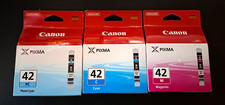 Canon CLI-42 Genuine Ink Cartridges Photo Cyan, Cya, Magenta For PIXMA PRO-100