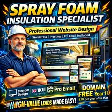 SPRAY FOAM INSULATION WEBSITE DESIGN