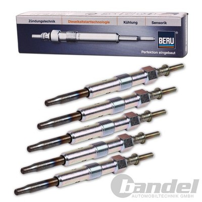 5 BERU GLÜHKERZEN passend für MERCEDES 190 E201 W124 W463 W463 250 D TD T1