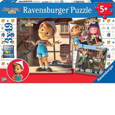 Ravensburger Puzzle 3x49pc - Pinocchio And Friends