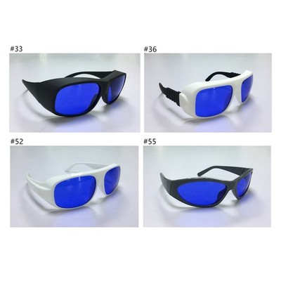 560-600nm OD6+ DHP-2 Dye Laser Glasses Safety Goggles Yellow Laser Protection