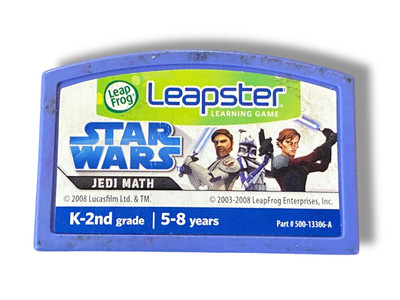 Leapfrog Leapster Star Wars Clone Jedi Math Learning Game Leap Frog K-2nd Grade