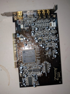 #ad Sound Blaster Audigy 2 ZS Platinum Pro SB0360 7.1 PCI Sound Card Cable HUB $119.99