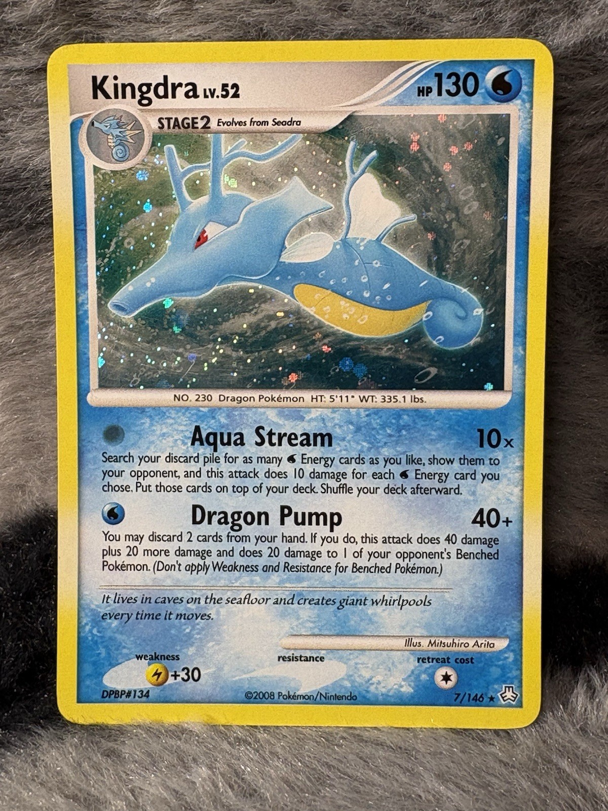 Kingdra 7/146 Legends Awakened Holo - NM