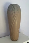 Van Briggle Art Pottery Mulberry Mauve Matte Glaze 9.5" Daffodil Vase