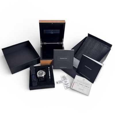 Panerai Luminor Submersible Men's Black Watch - PAM01024 W/ Box & Papers & Band