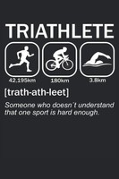 Triathlon Kalender A5 Retro Design Schwimmen Radfahren Laufen 2023