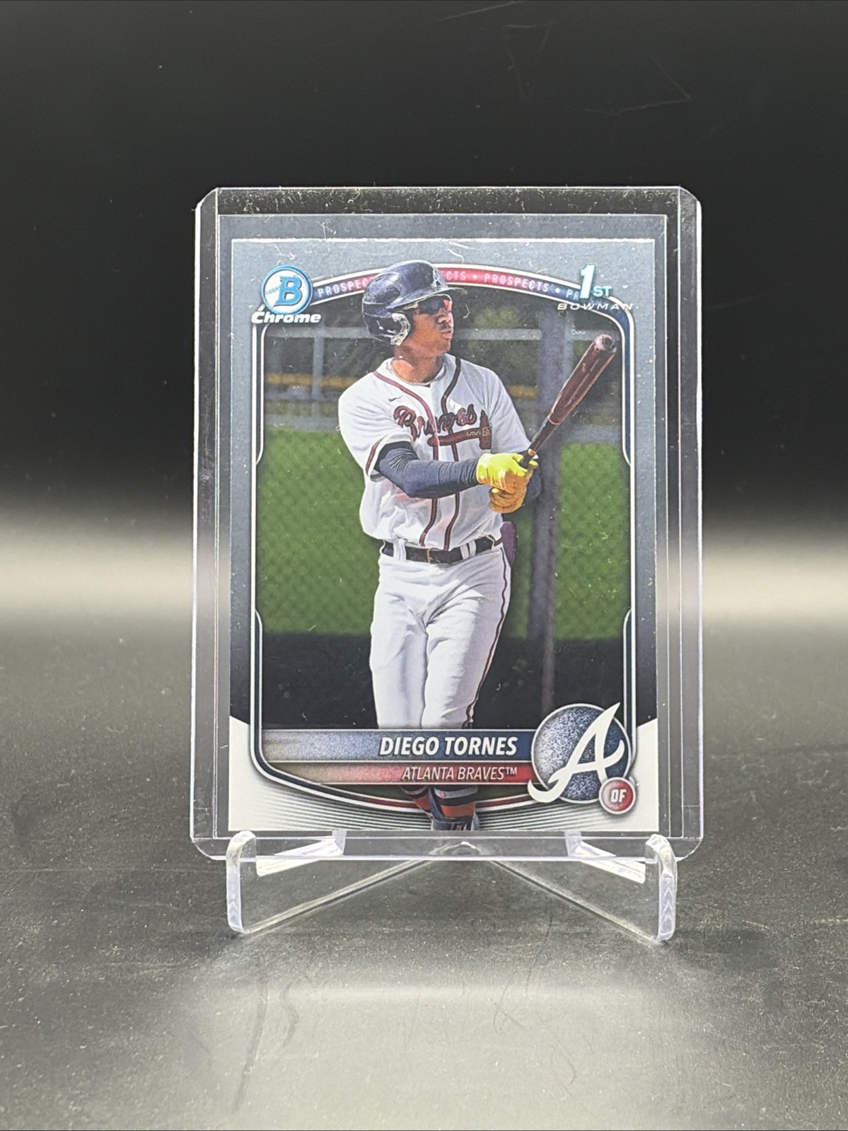 2025 Bowman Chrome #BCP-214 Diego Tornes Prospects 1st Rookie RC Atlanta Braves