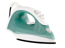 Hamilton Beach Retractable Cord Steam Iron, Stainless Steel Soleplate, Green